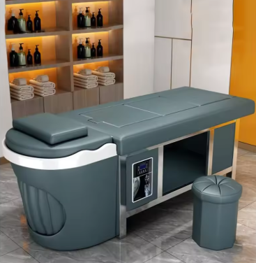 Silla de salón de Spa para cabeza, estilista de masaje, Spa, champú, cama, terapia de cabeza, masaje, Behandelstoel, muebles de barbería